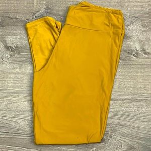 Lularoe TC Leggings mustard color